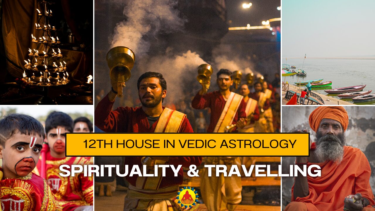 Yellow Photocentric YouTube Thumbnail 12th House in Vedic Astrology - House of Spirituality, Secrecy, Mystery, Meditation and Hidden insights of life -part 1