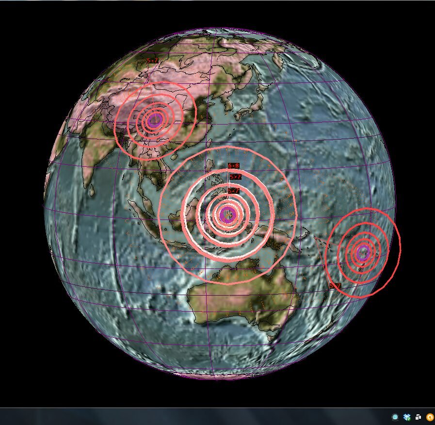 Laltest earth quakes — Planetary Influence on Earthquakes
