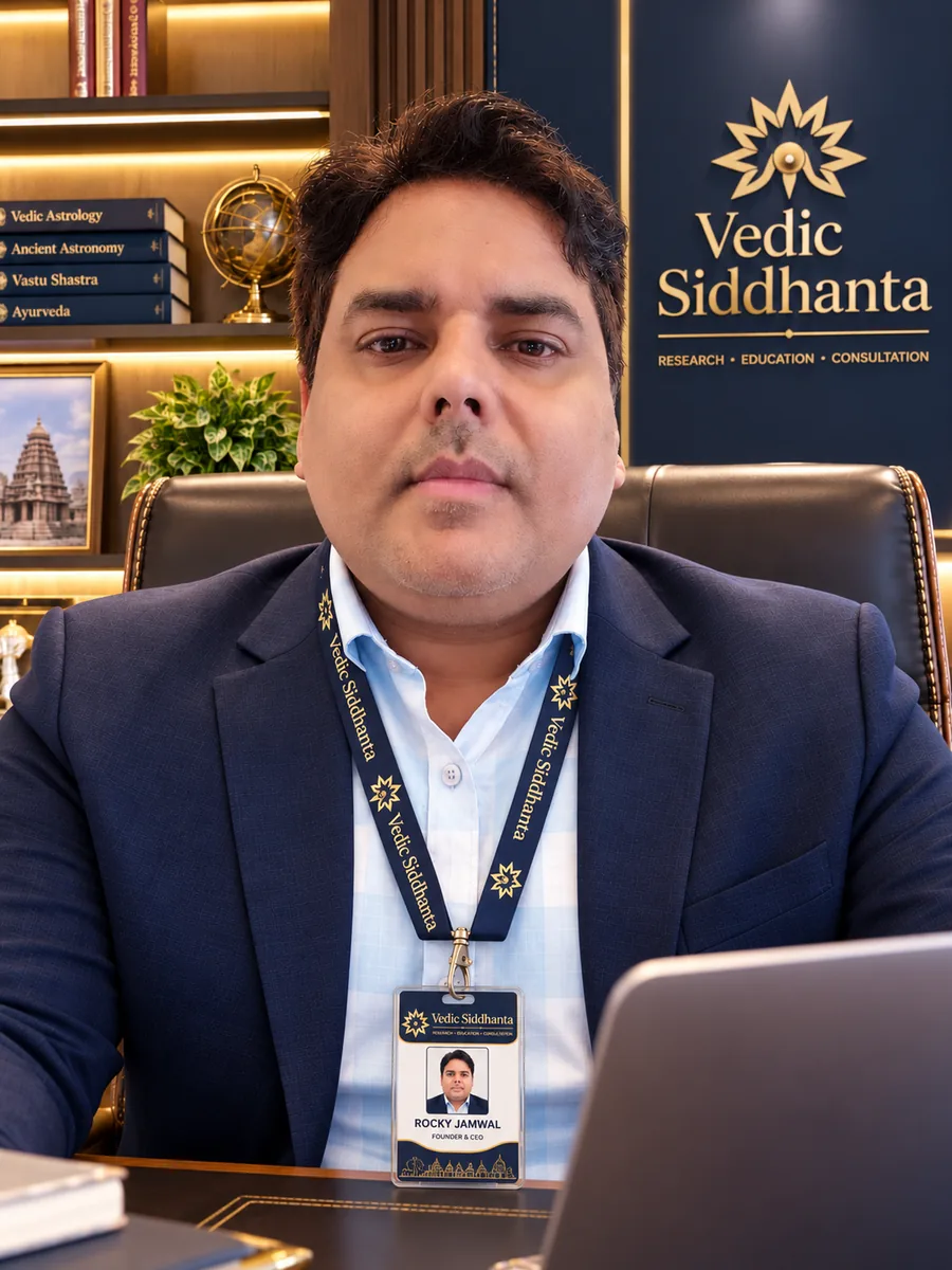 Rakesh Singh Jamwal (Rocky Jamwal), founder of VedicSiddhanta